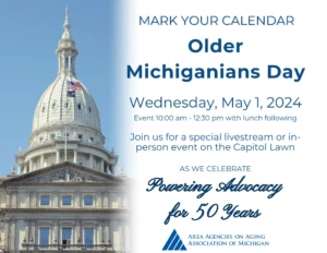 OMD Save the date May 1, 2024, on Capitol lawn. Livestream starting at 10 a.m.
